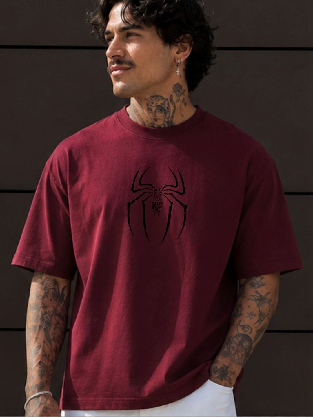 THE NOX Men Graphic Printed Bio Finish Cotton T-shirt-picture-19