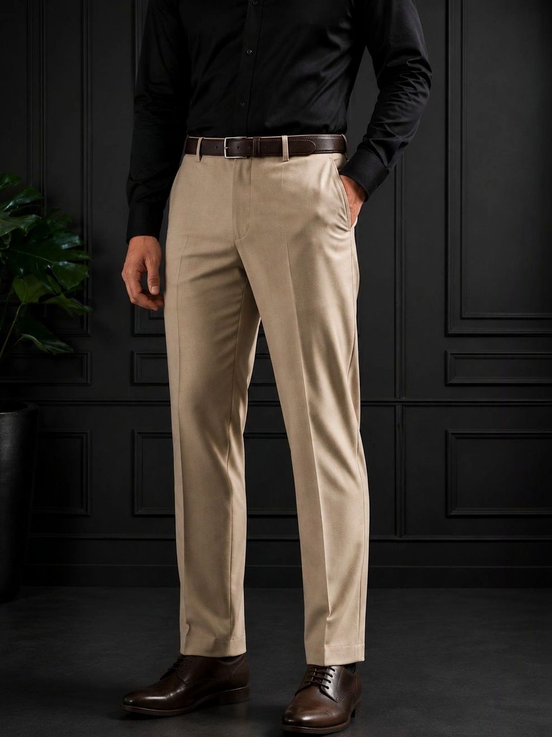 Metronaut Men Easy Wash Trousers-image-16