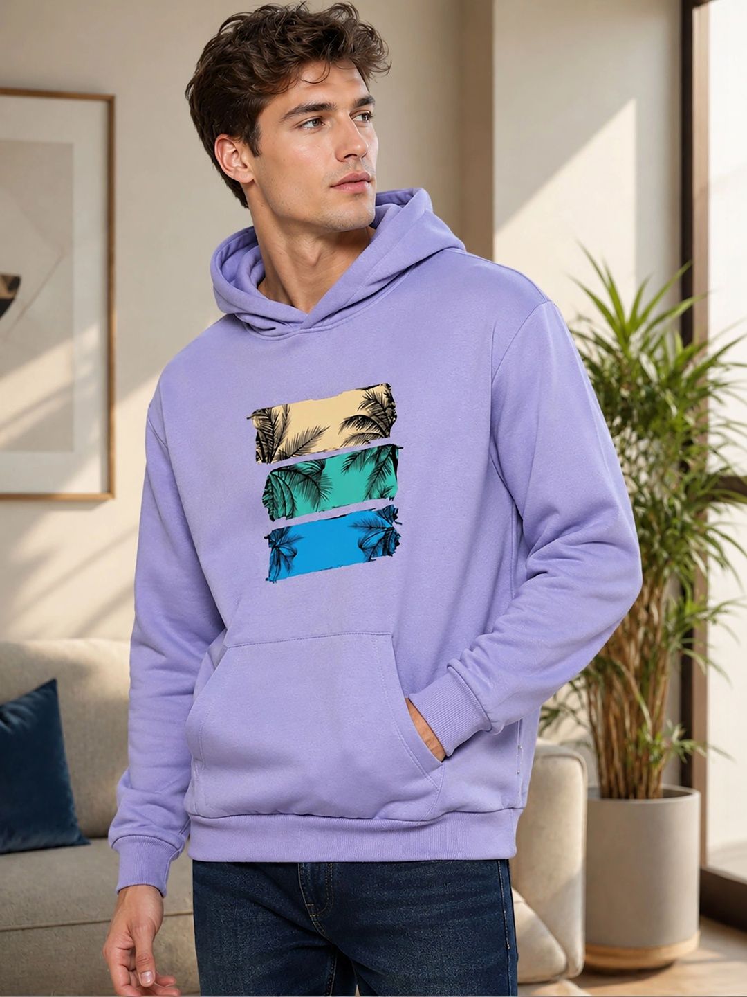 MaverIQ Men Printed Hooded Sweatshirt-picture-22