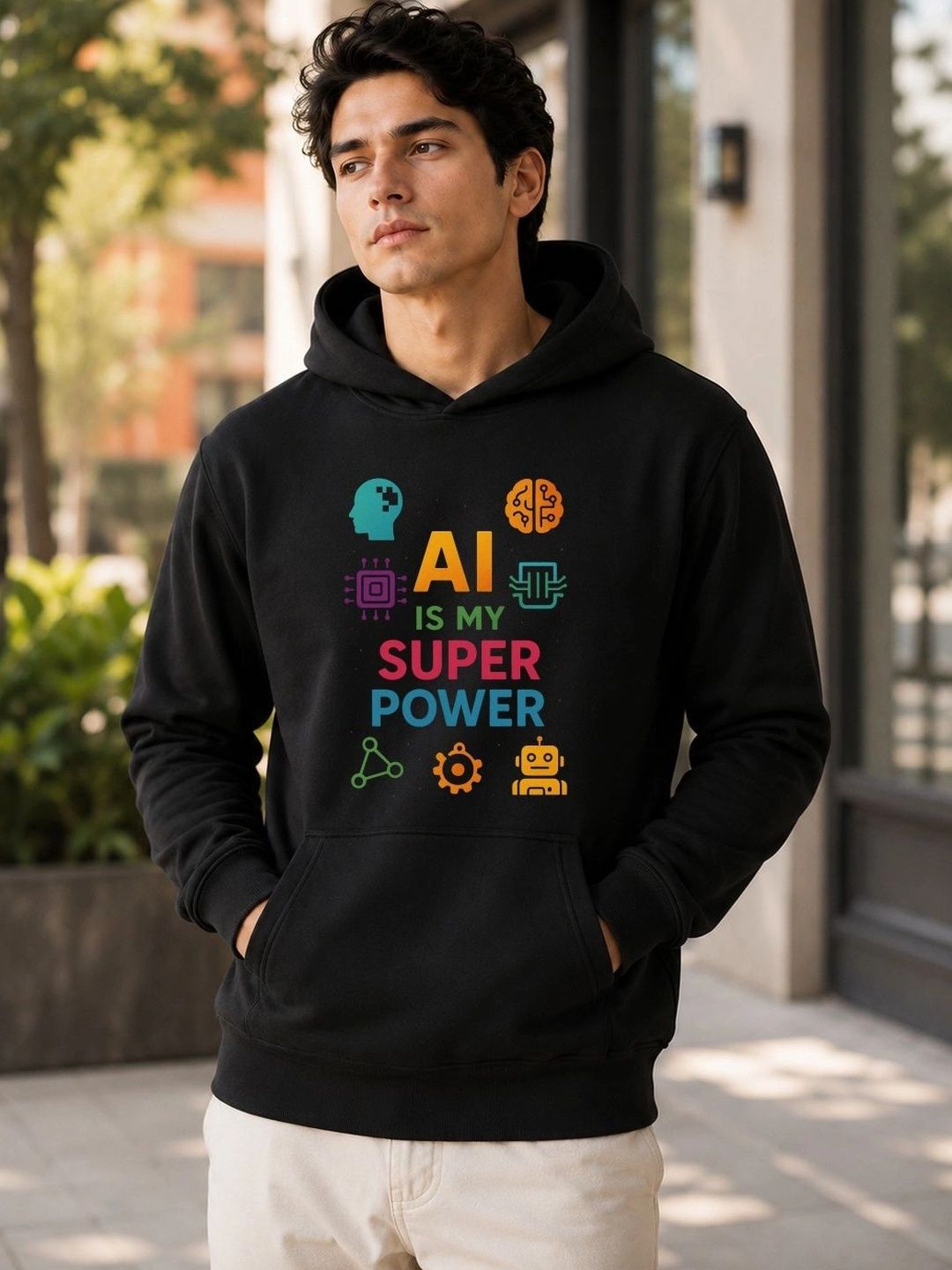 TRENDIFYTEEZ Men Printed Hooded Sweatshirt-picture-11