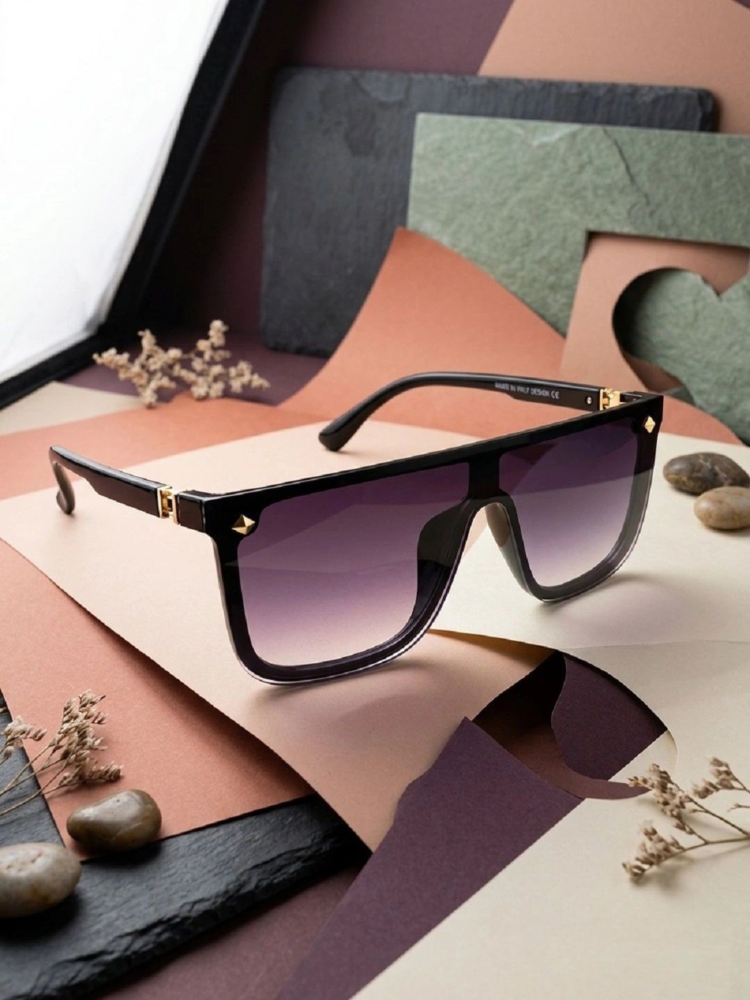 Garry Gobbs Unisex Purple Lens & Black Other Sunglasses with-picture-50