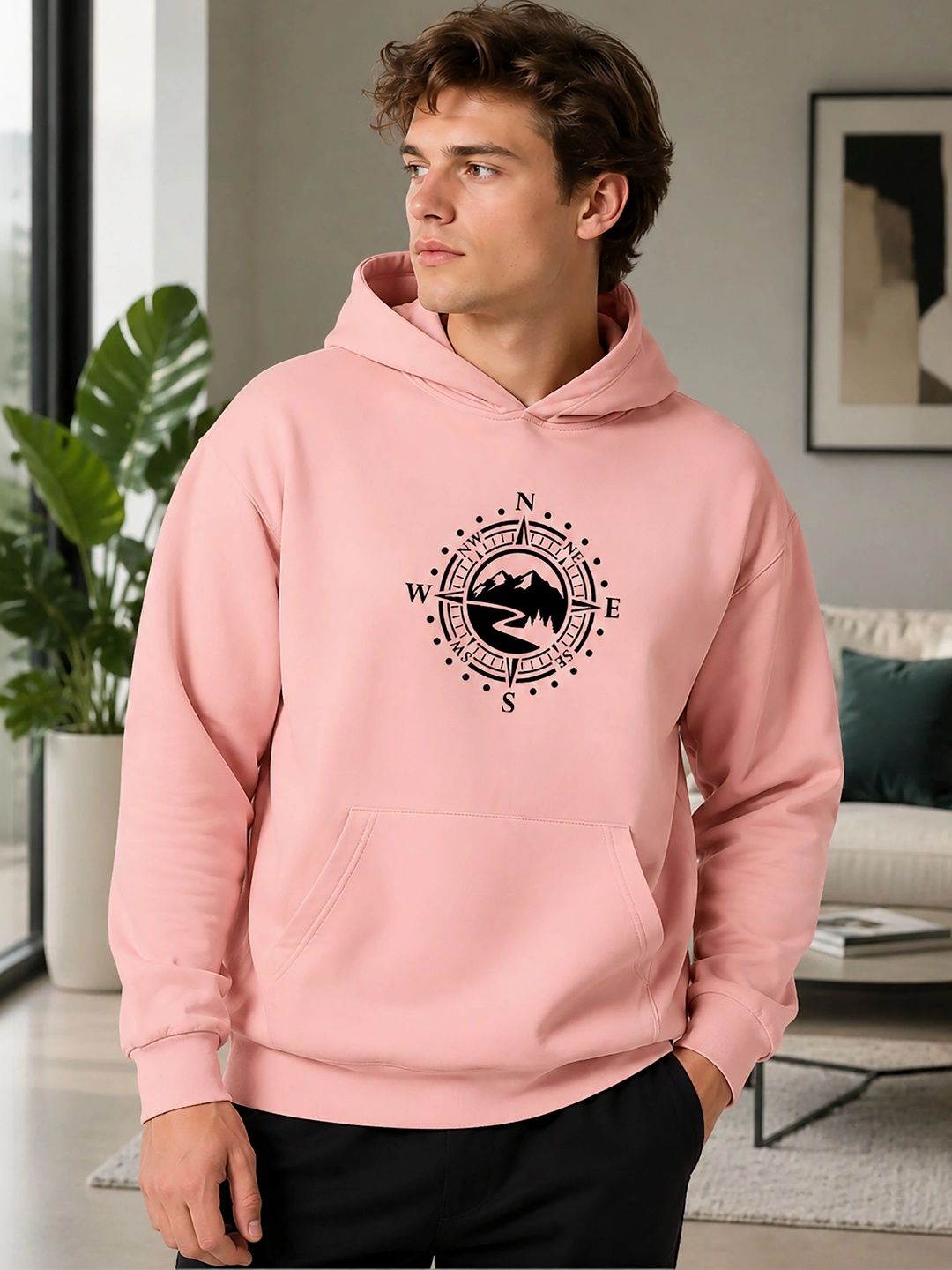 SZN Men Printed Hooded Sweatshirt-picture-34