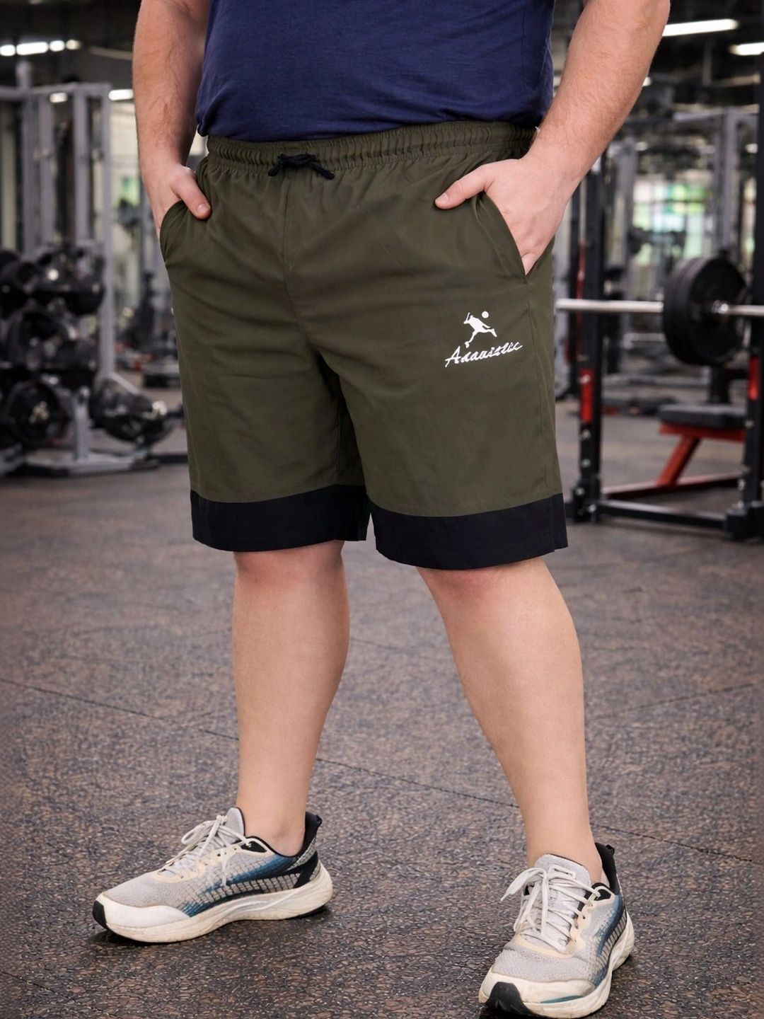 ADAAISTIC Men Colourblocked High-Rise Training or Gym Sports Shorts with Technology-picture-43