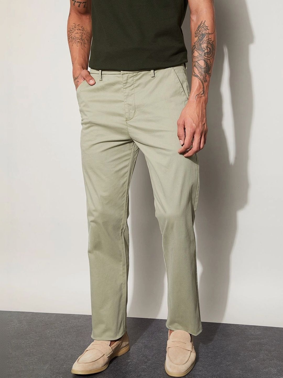CODE by Lifestyle Men Easy Wash Trousers-picture-24