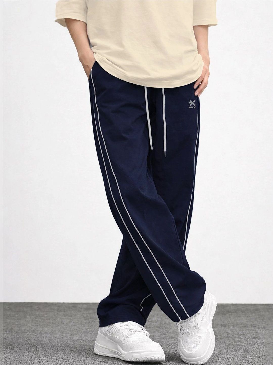 HRX by Hrithik Roshan Men Relaxed Fit Training Track Pants-picture-18