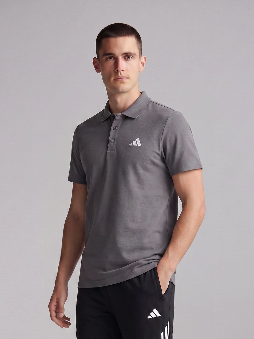ADIDAS SEAM Polo Collar T-shirt-picture-34