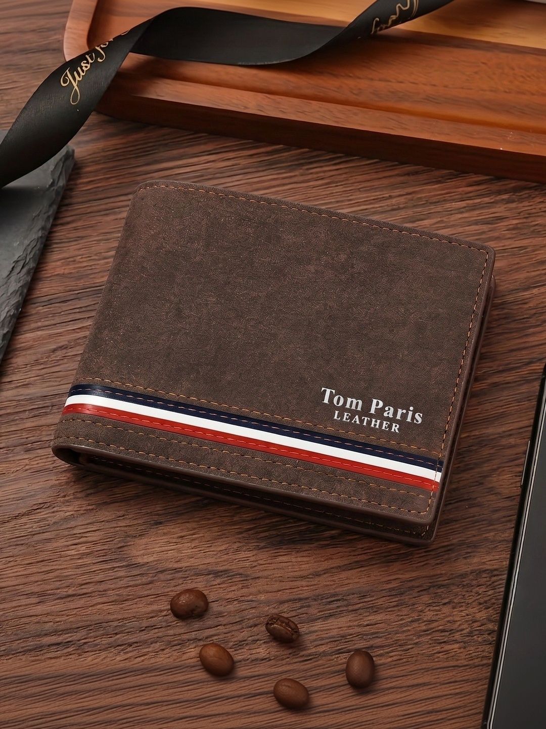 TomParis Men Textured PU Two Fold Wallet-picture-20
