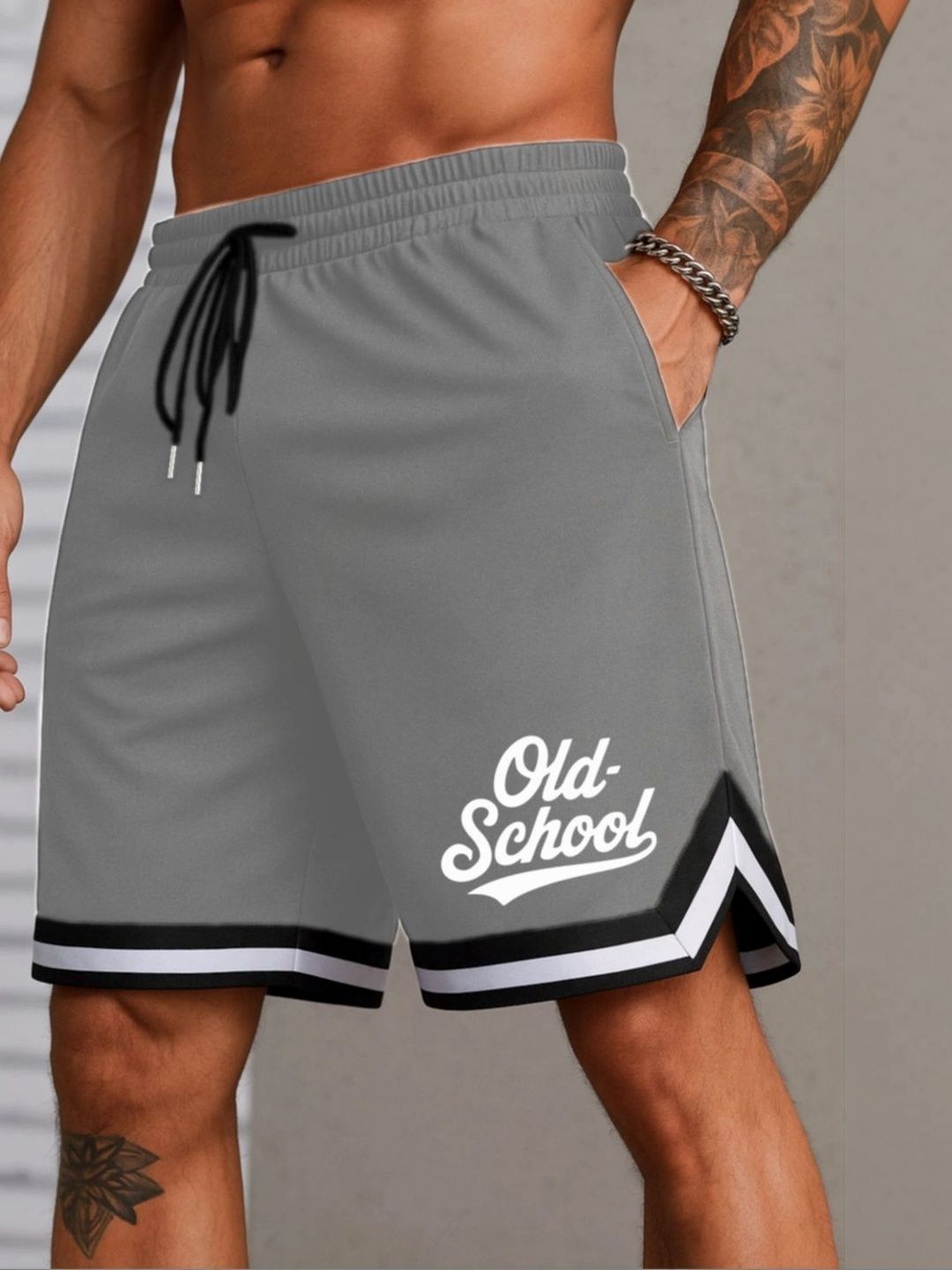 LOTHRIC Men Typography Printed Training or Gym Sports Shorts-picture-31