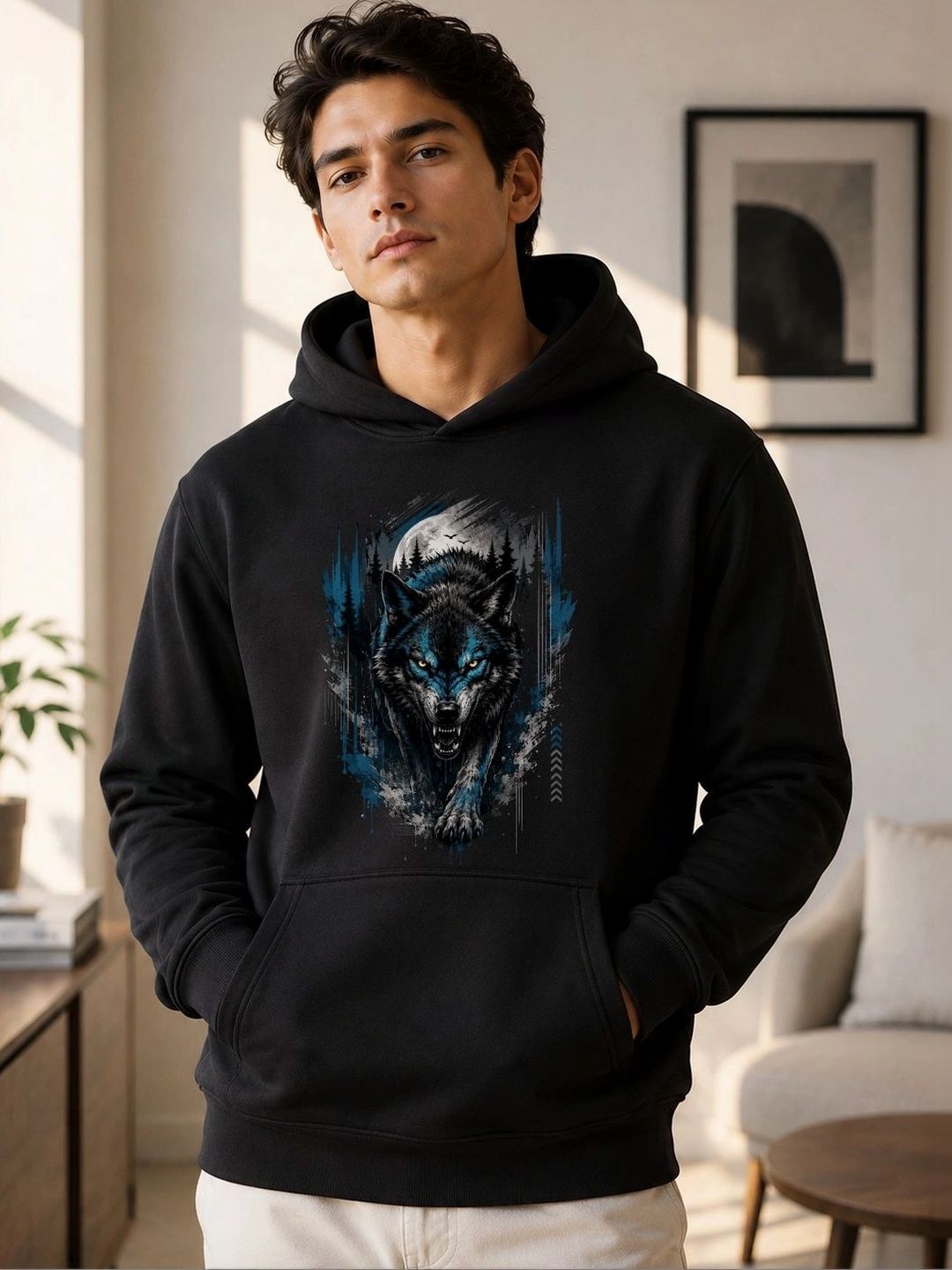TRENDIFYTEEZ Men Printed Hooded Sweatshirt-picture-21