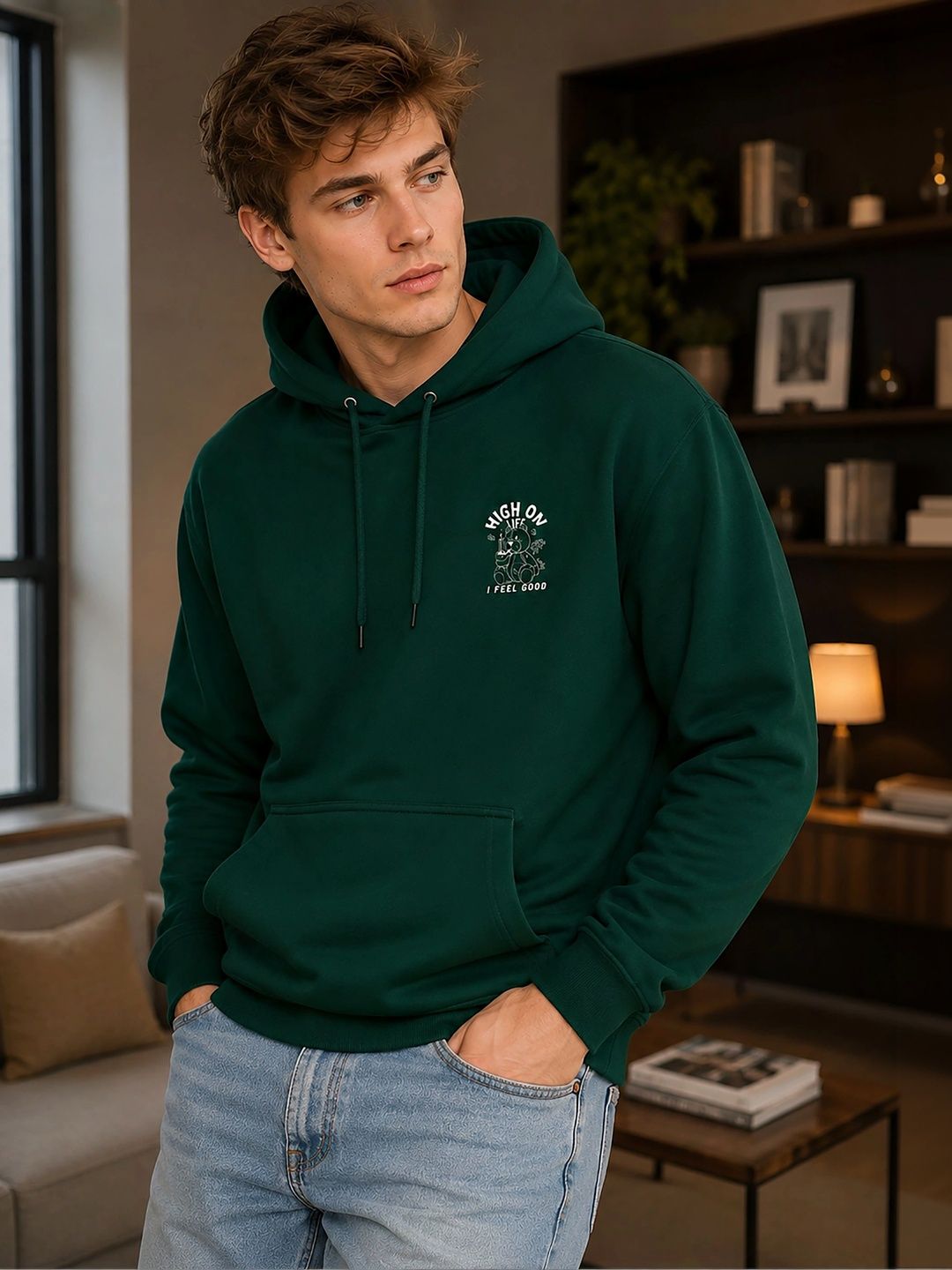 ATIGIANO Men Printed Hooded Sweatshirt-picture-53