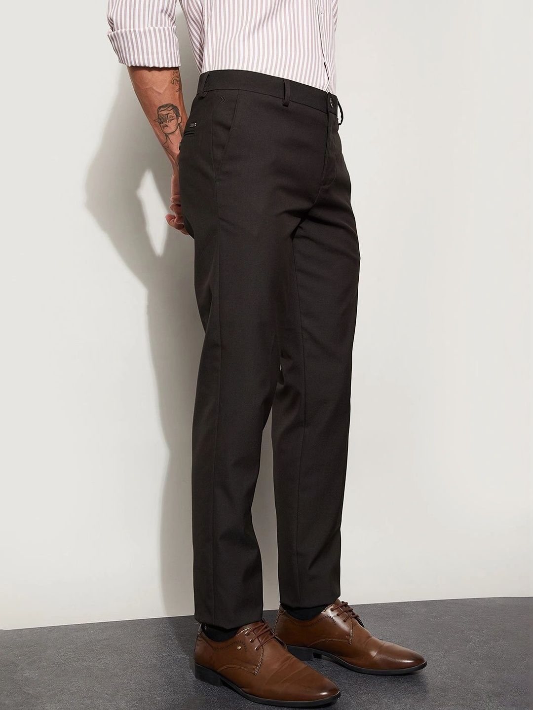 CODE by Lifestyle Men Easy Wash Trousers-picture-31