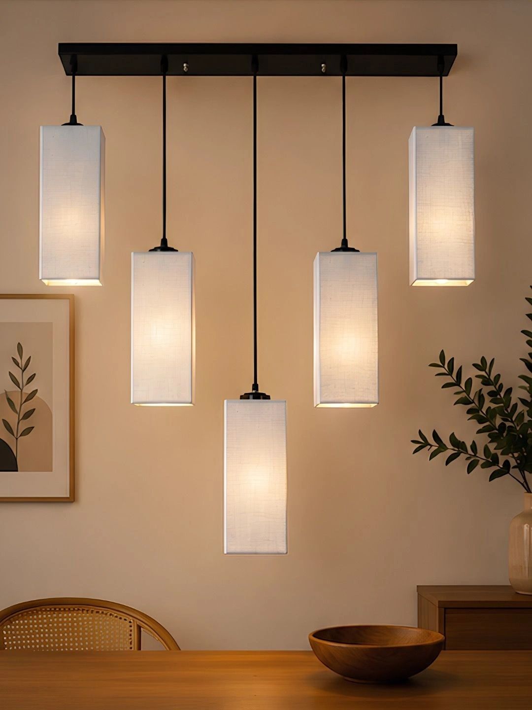 Myntra Elegant Homes Grey Contemporary Ceiling Lamp-picture-13