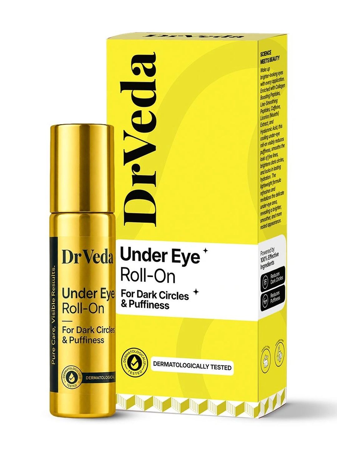 DrVeda Under Eye Roll-On Cream For Dark Circles - 10 ml-picture-11