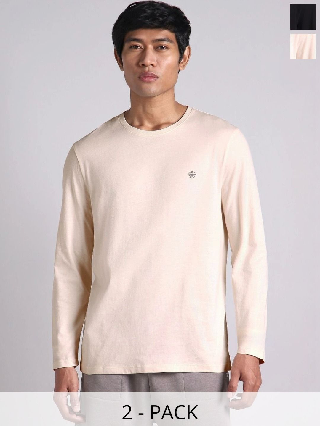 CULT Men Brand Logo 2 Bio Finish Pockets T-shirt-picture-56