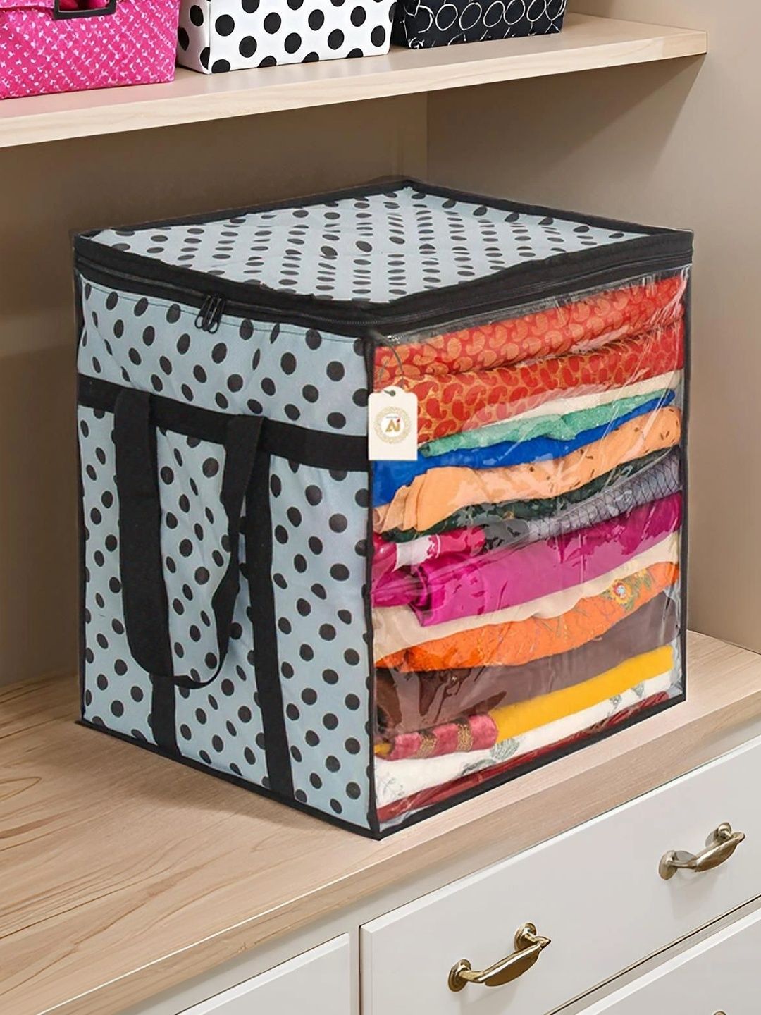 AARON INC Black Set of 1 Reusable Multi-Utility Organisers-picture-41