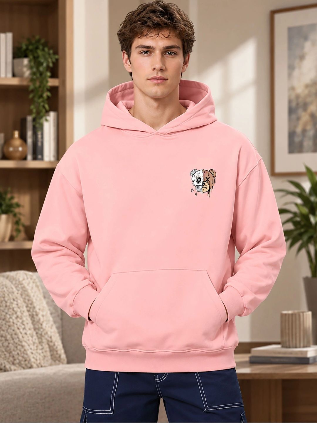 SZN Men Printed Hooded Sweatshirt-picture-31