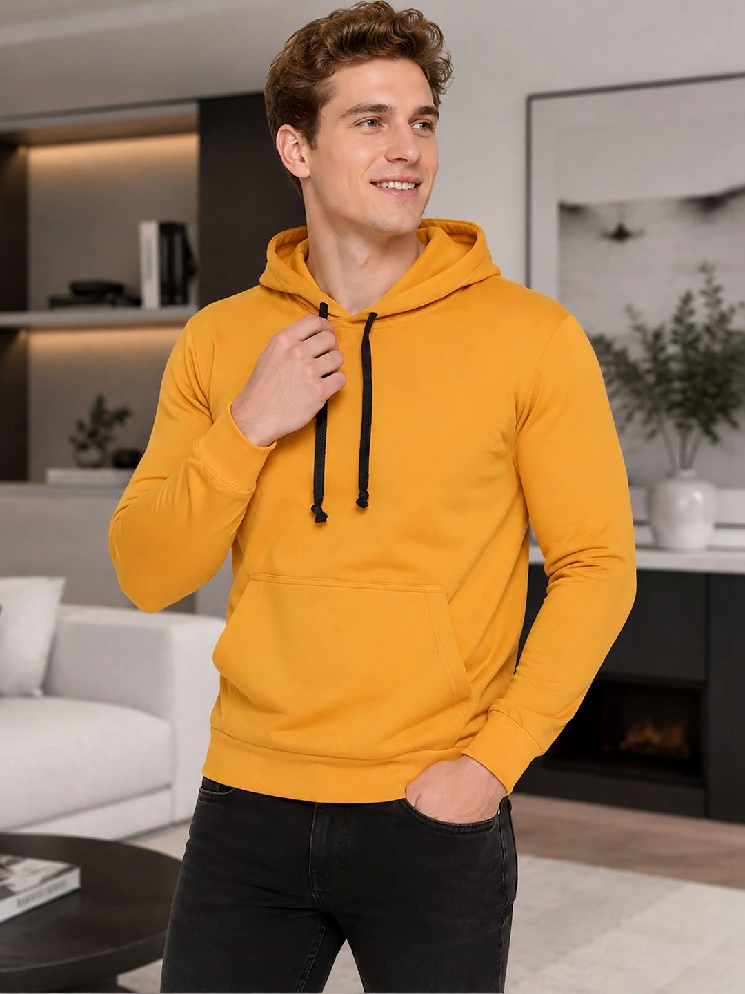 GLITO Men Printed Hooded Sweatshirt-picture-25