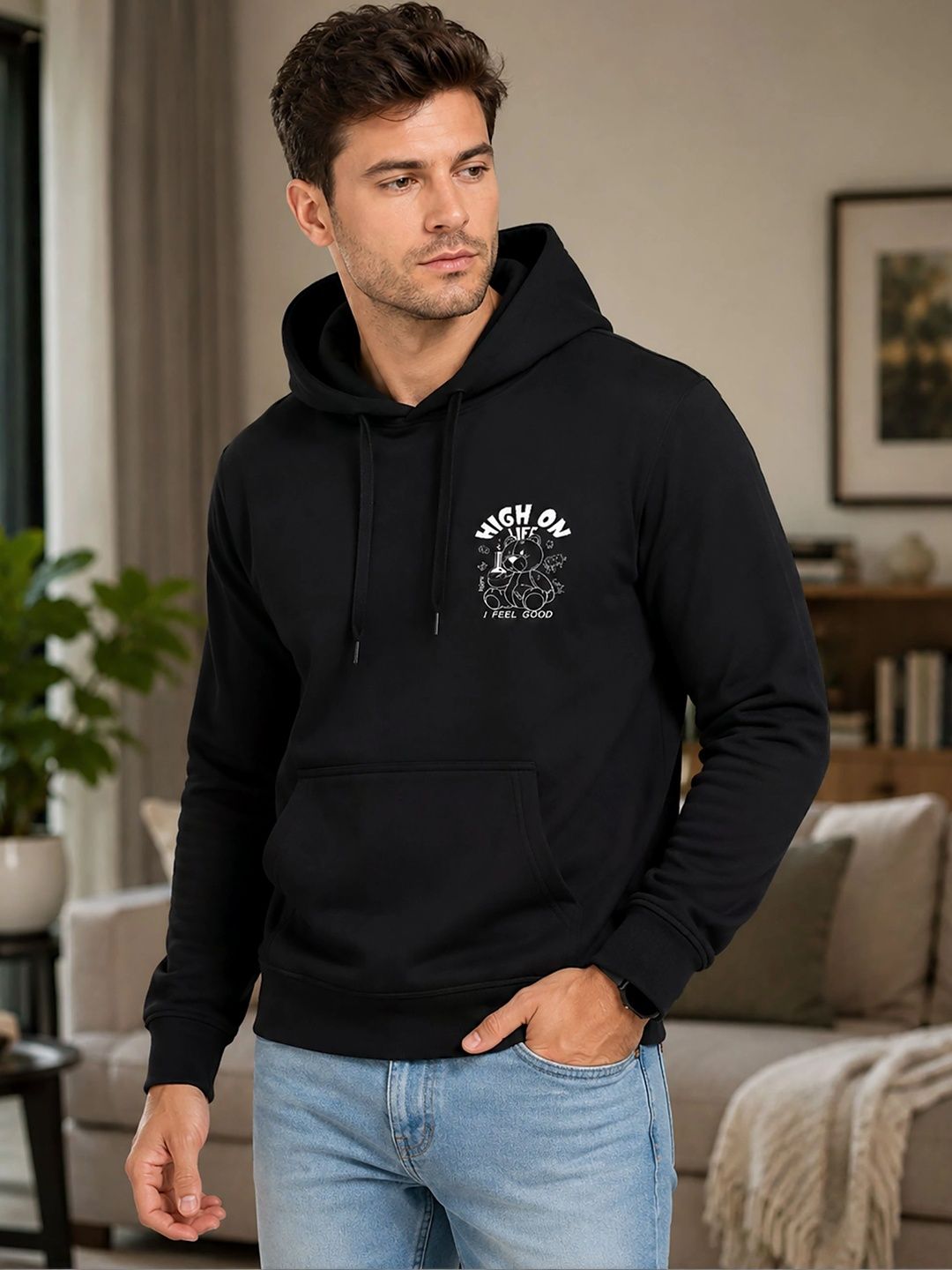 GLITO Men Printed Hooded Oversized Sweatshirt-picture-21