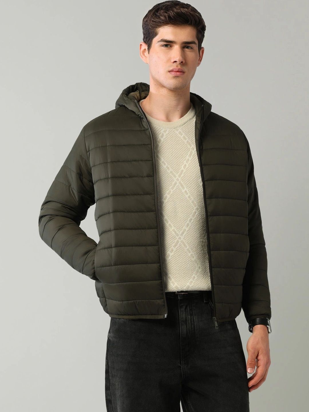 AD By Arvind Men Lightweight Puffer Jacket-picture-45