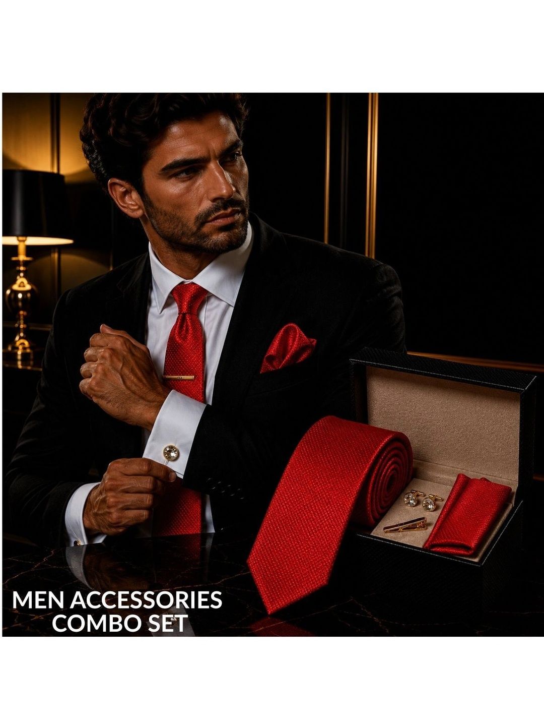 ZITTI Men Standard Tie & Cufflinks-picture-10