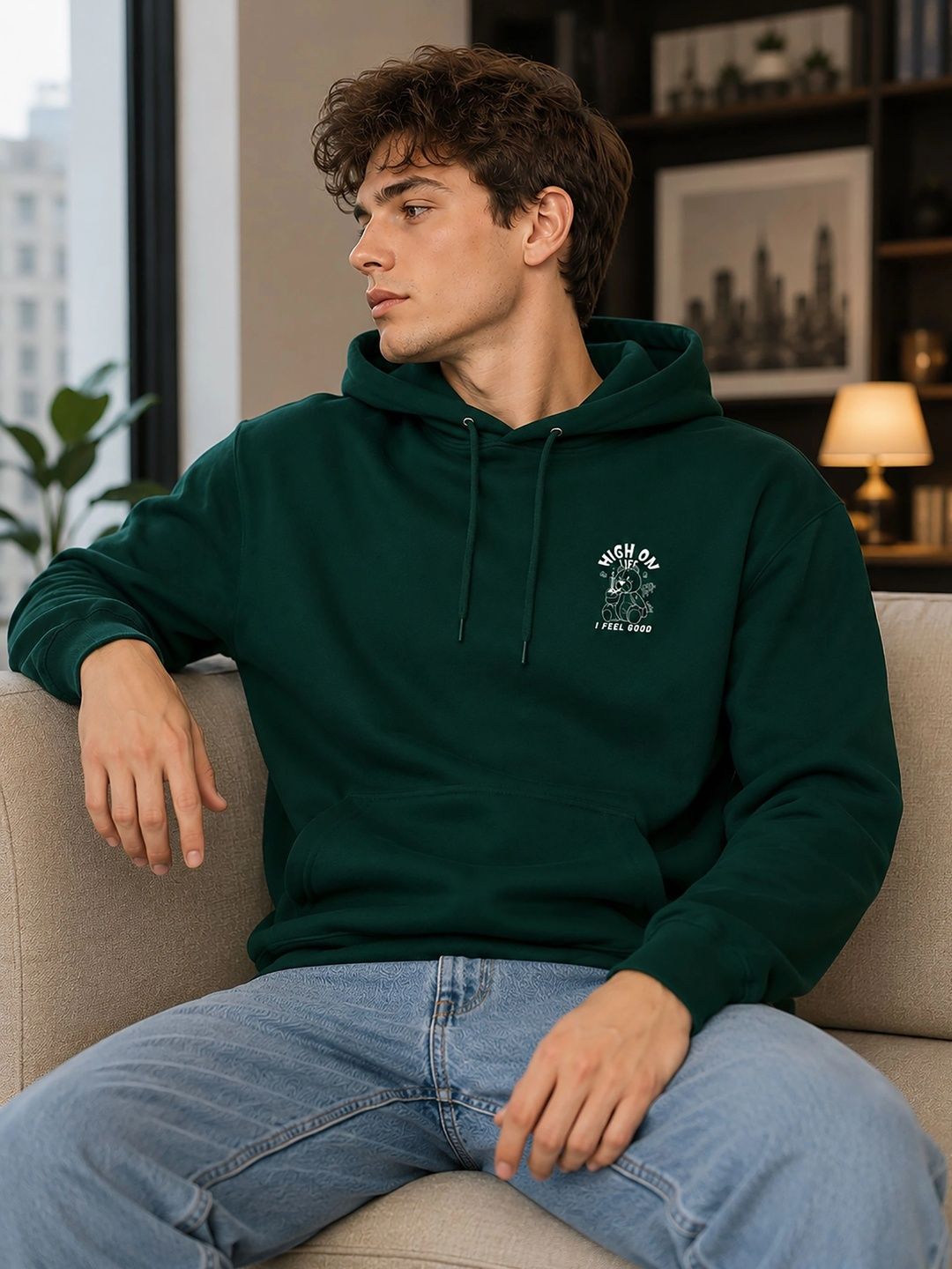GLITO Men Graphic Printed Hooded Sweatshirt-picture-16