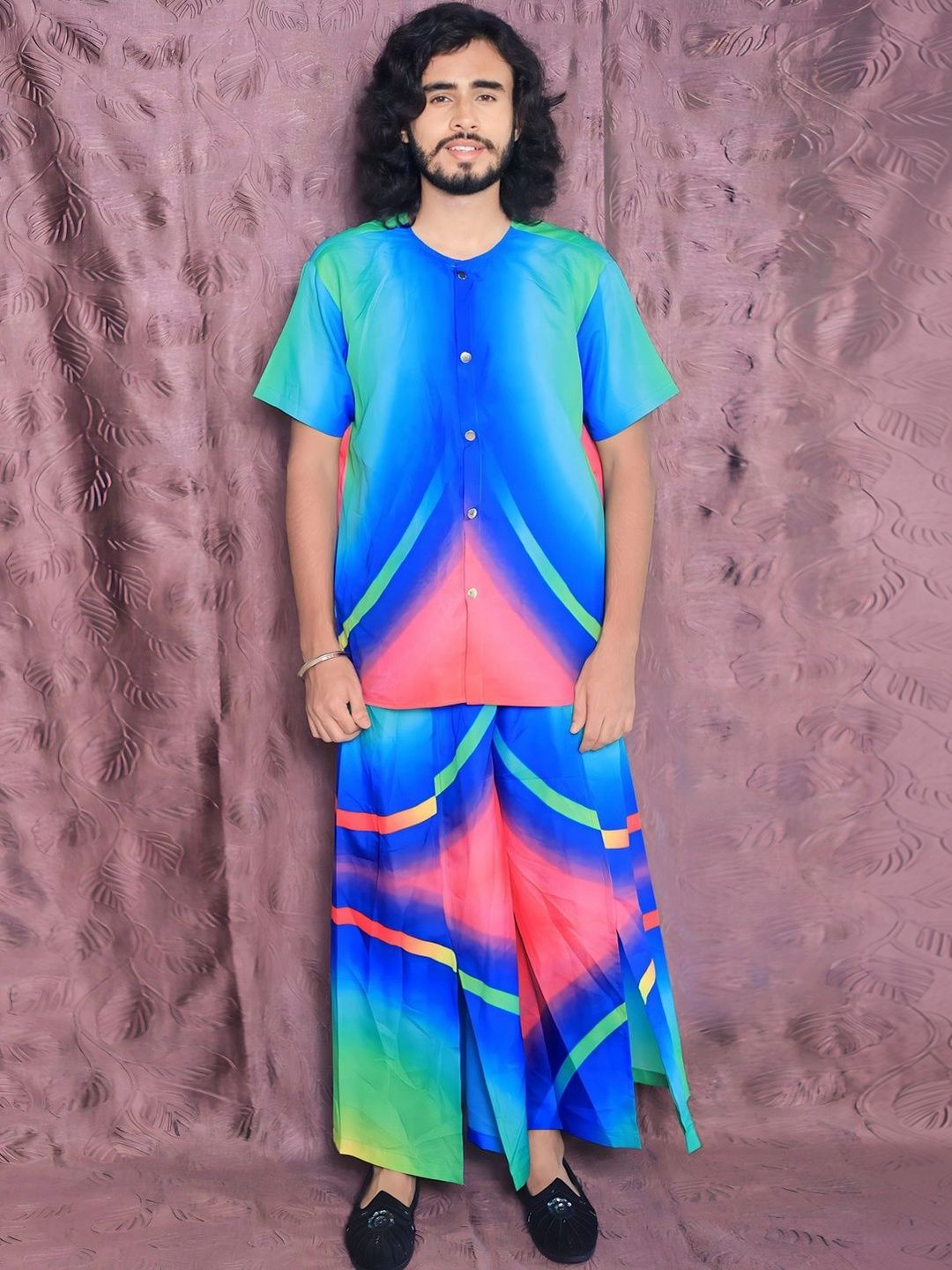 Rajoria Instyle Print Crepe A-Line Dress-picture-49