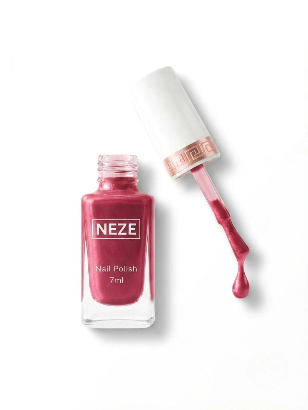 Neze Chip Resistant Nail Polish - 7 ml - Magenta Pink-picture-32