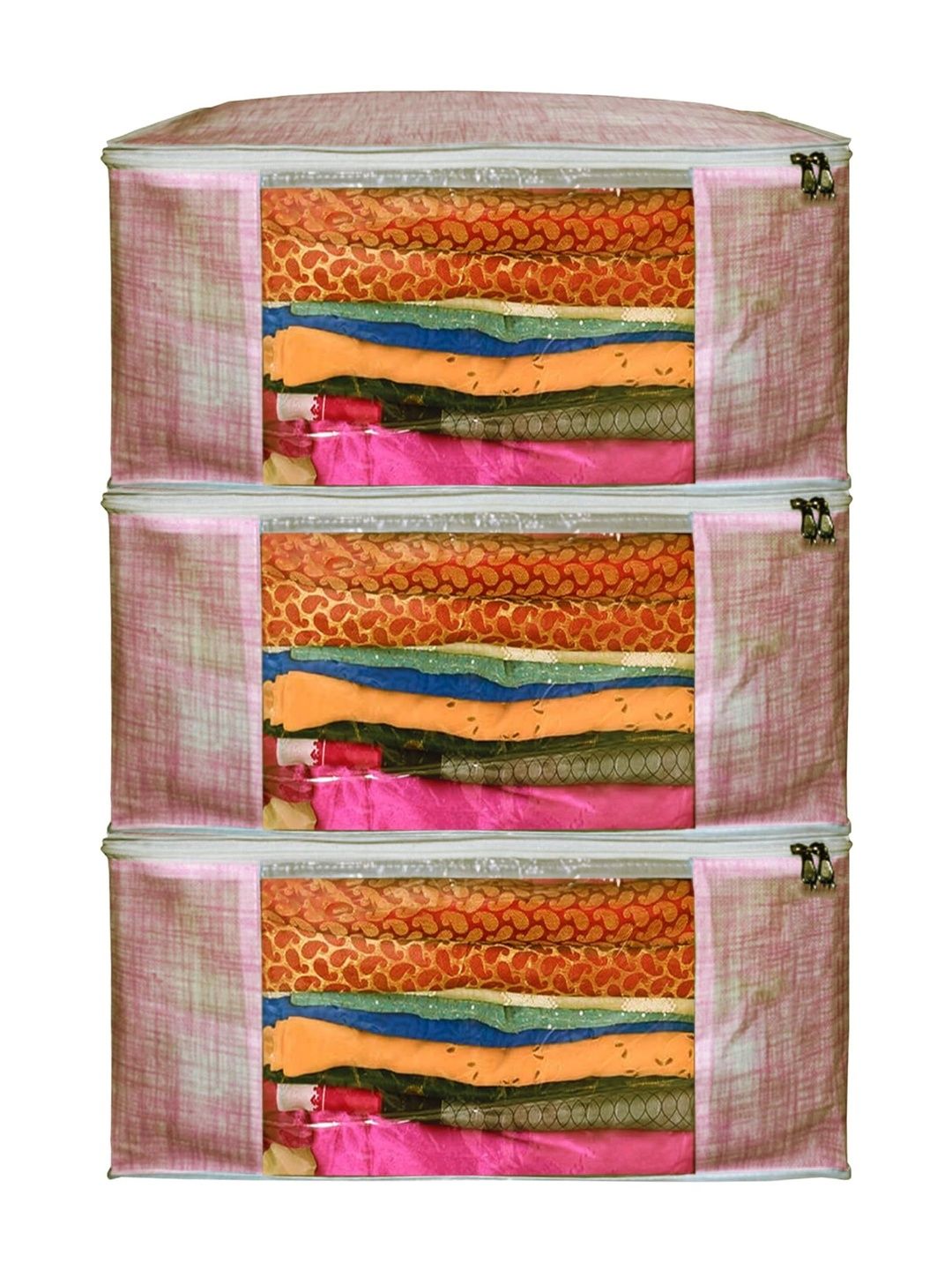 AARON INC Orange Set of 3 Reusable Multi-Utility Organisers-picture-12