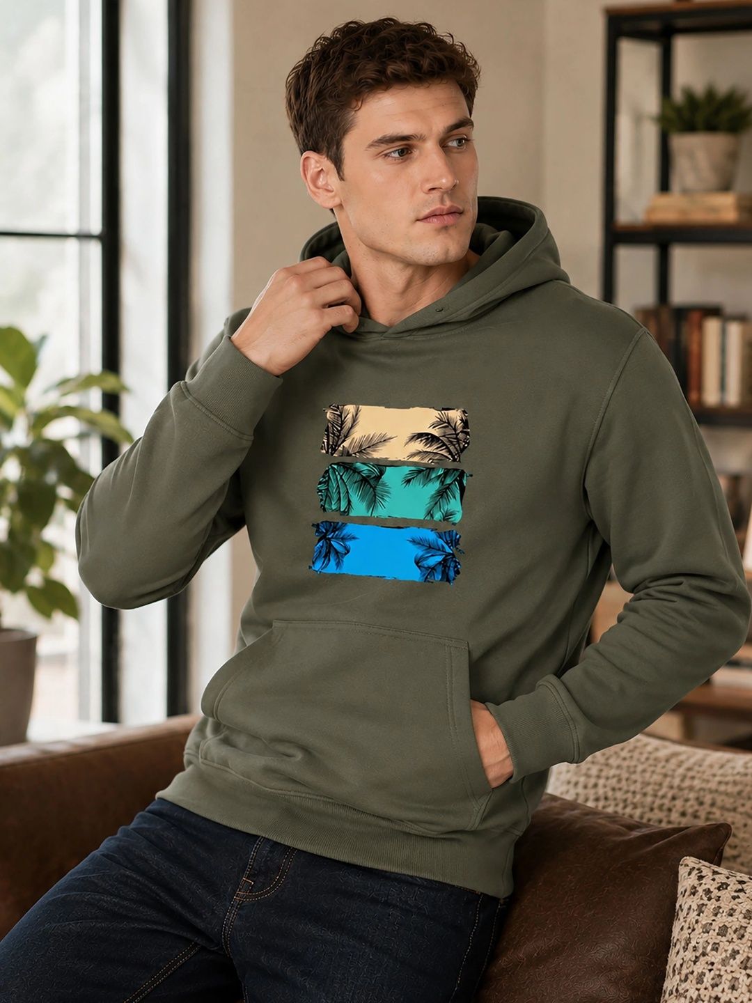 SZN Men Printed Hooded Sweatshirt-picture-20