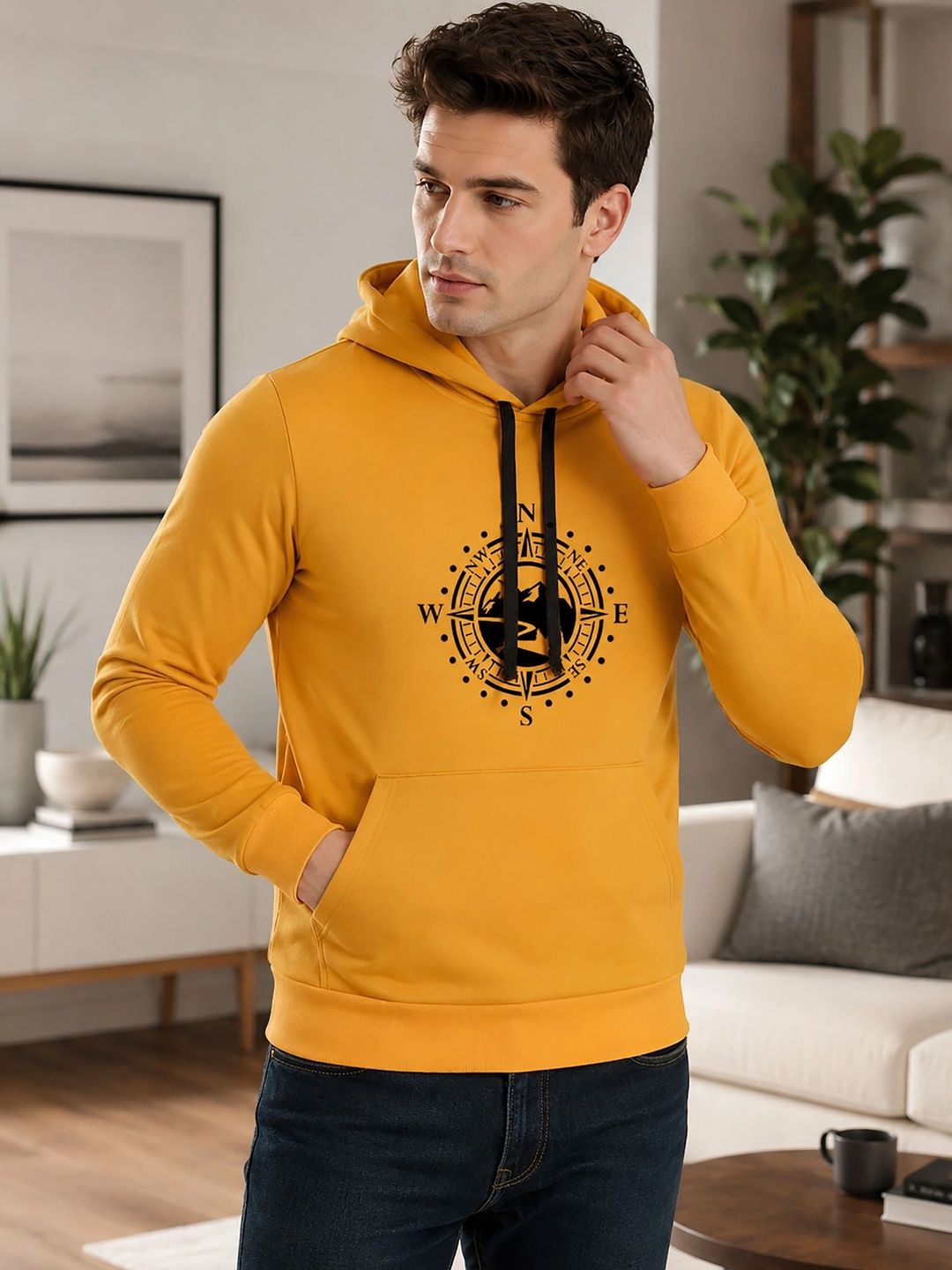 SZN Men Printed Hooded Sweatshirt-picture-20