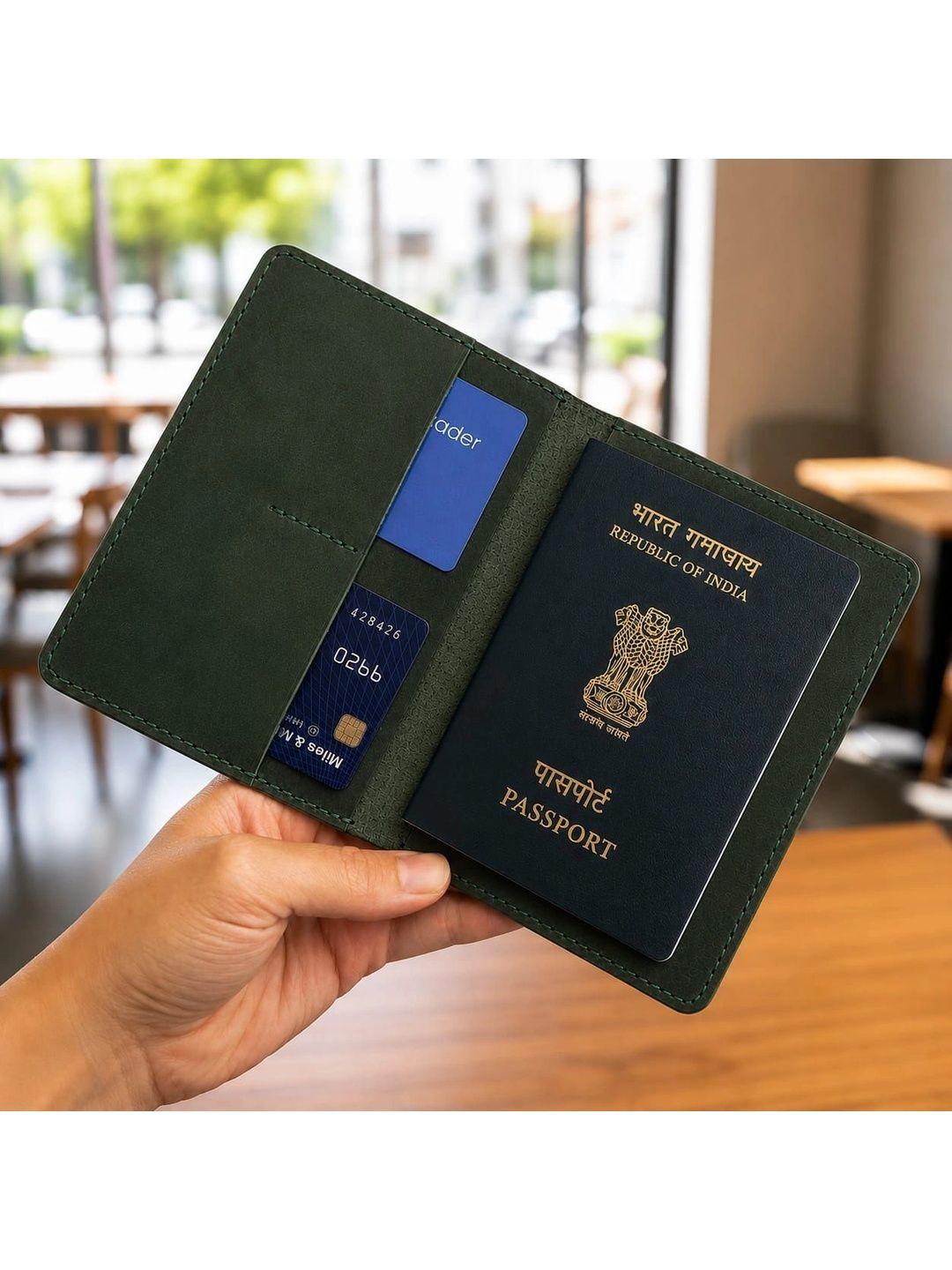 FALVIAN Men Leather Passport Holder with Passport Holder-picture-30