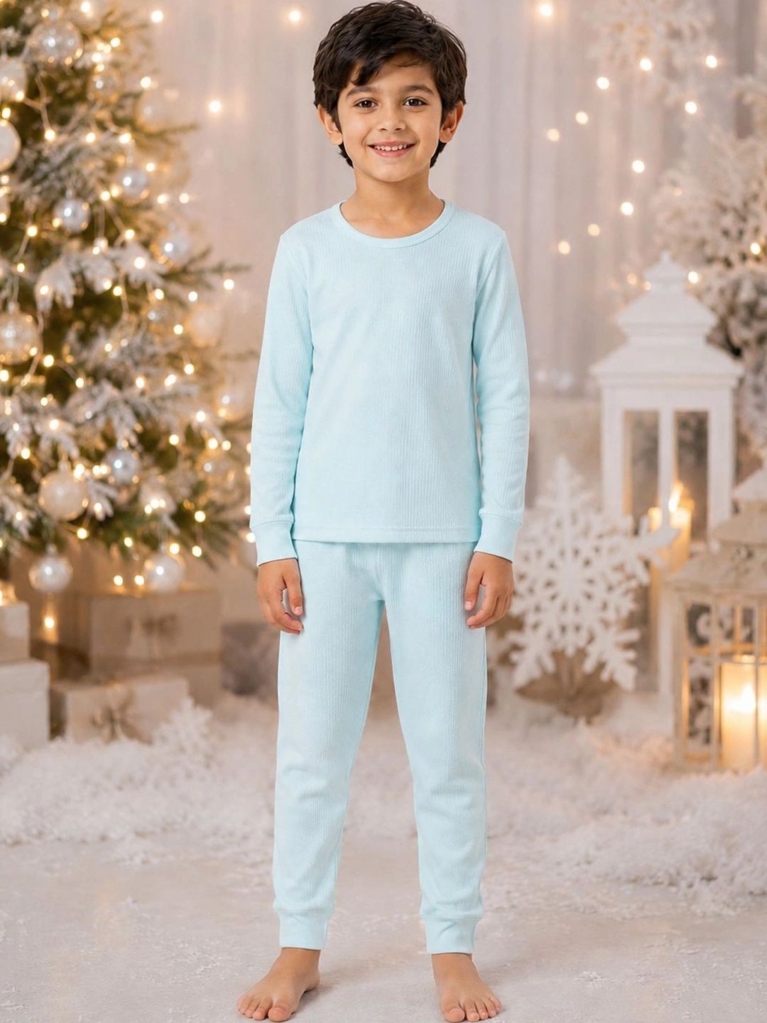 Kanvin Boys Cotton Round Neck Thermal Set-picture-40