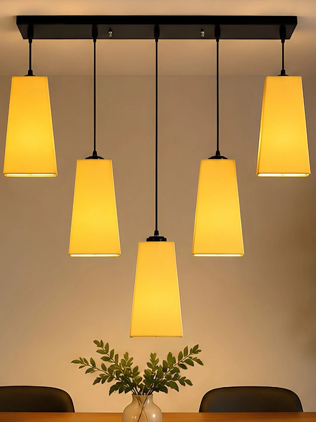 Myntra Elegant Homes Yellow Contemporary Ceiling Lamp-image-45
