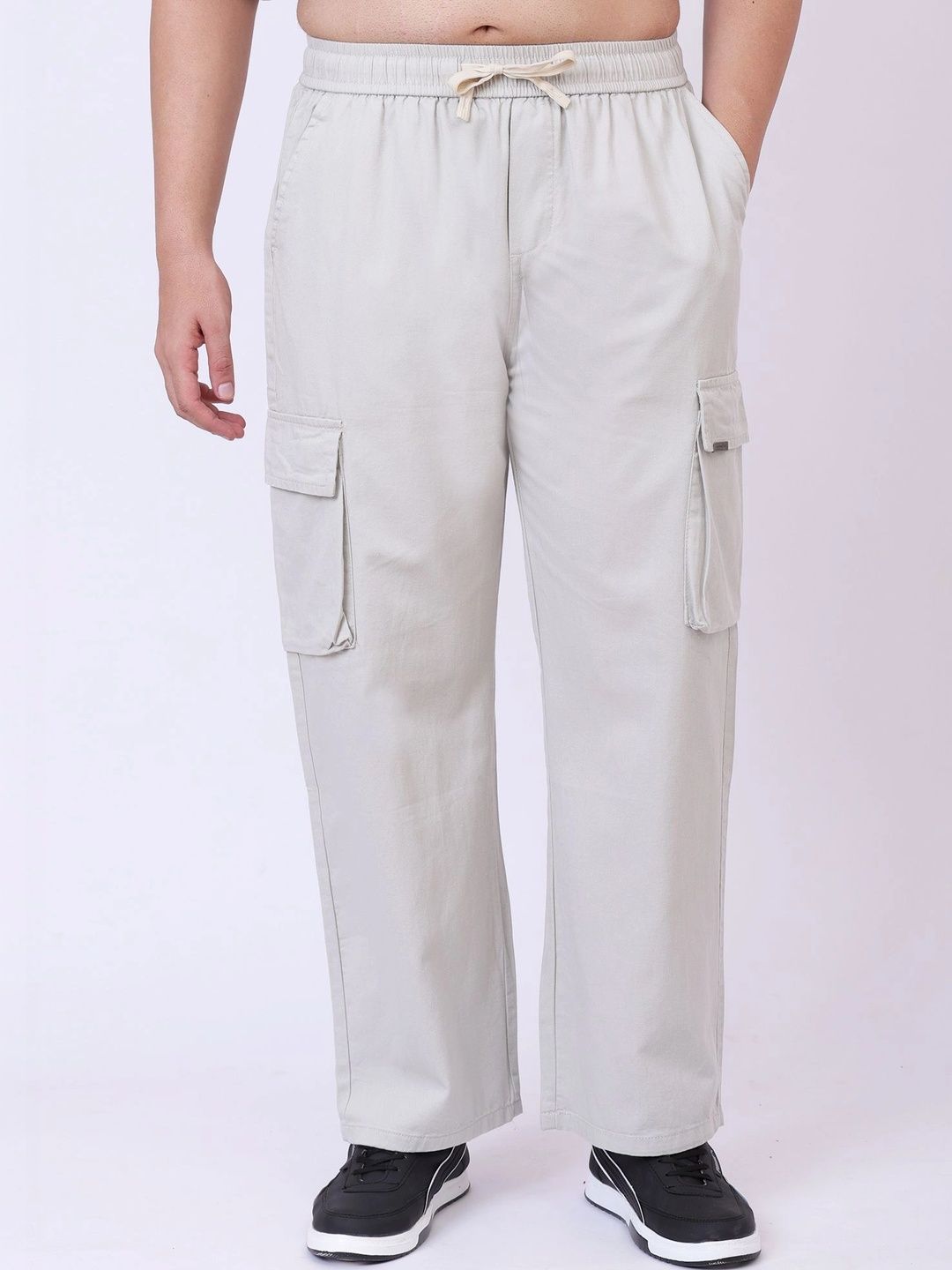 KHASAAB STYLE Men Smart Cargos Trousers-picture-15
