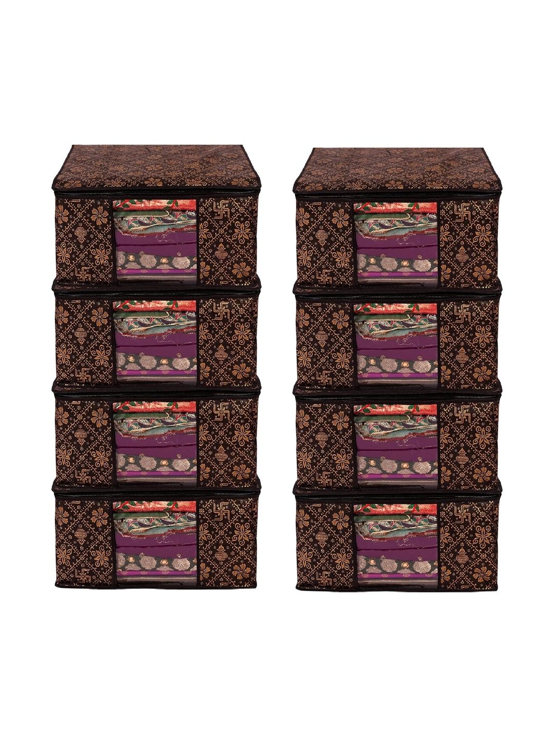 AARON INC Brown Set of 6 Reusable Multi-Utility Organisers-image-29