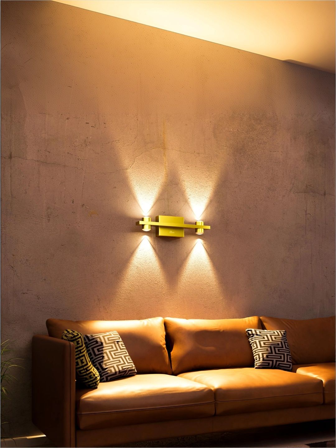 Murphy Gold-Toned Aluminium Contemporary Ceiling Lamp-picture-25