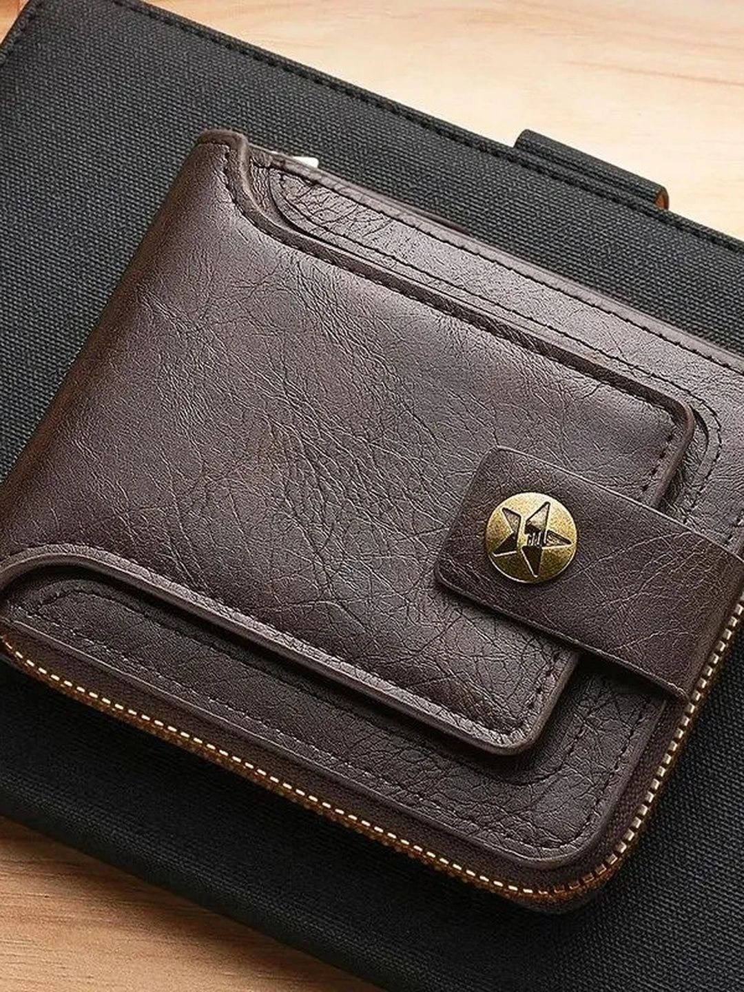 TomParis Men PU Two Fold Wallet-picture-10