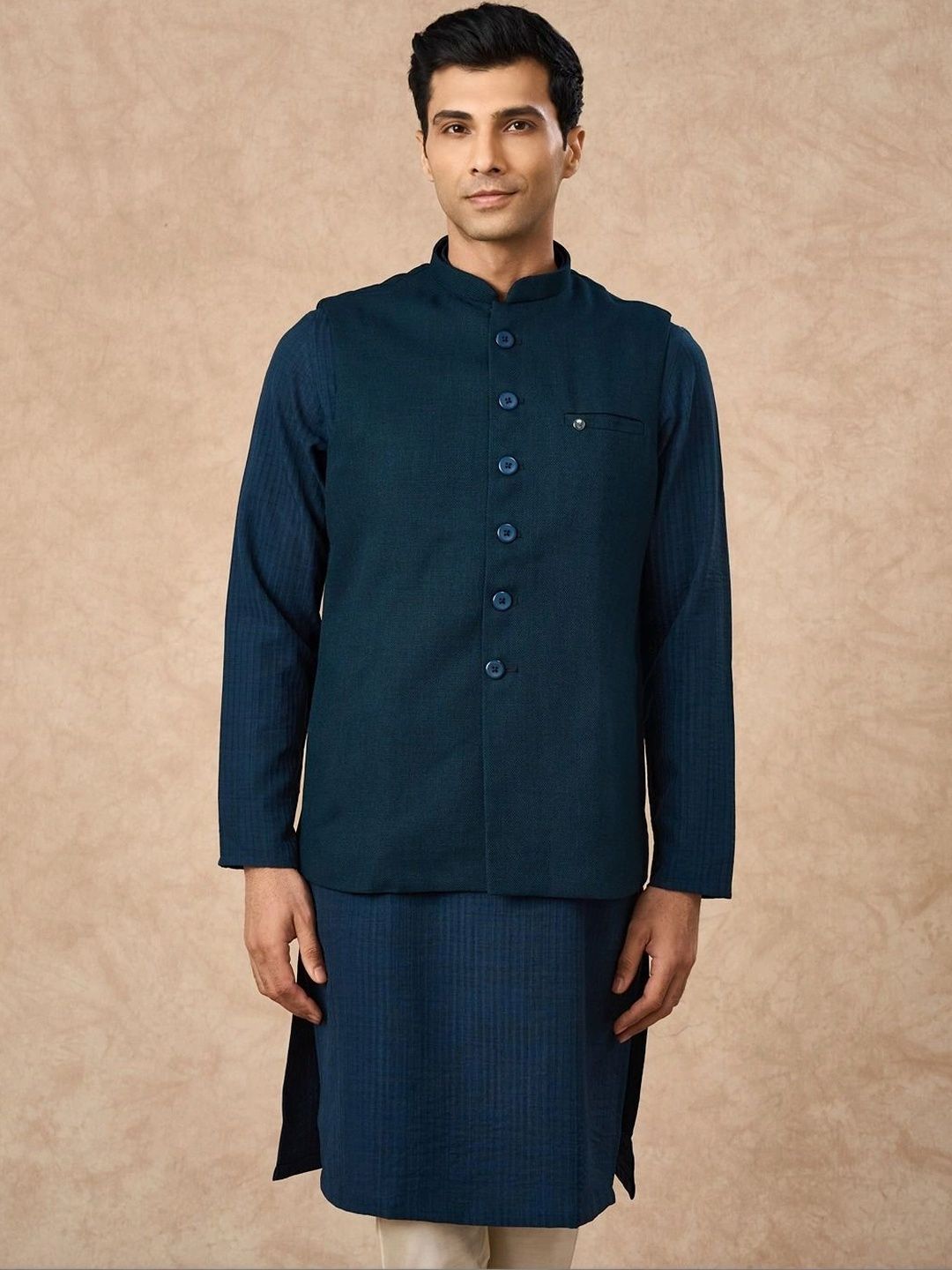 Manyavar Woven Nehru Jackets-picture-15