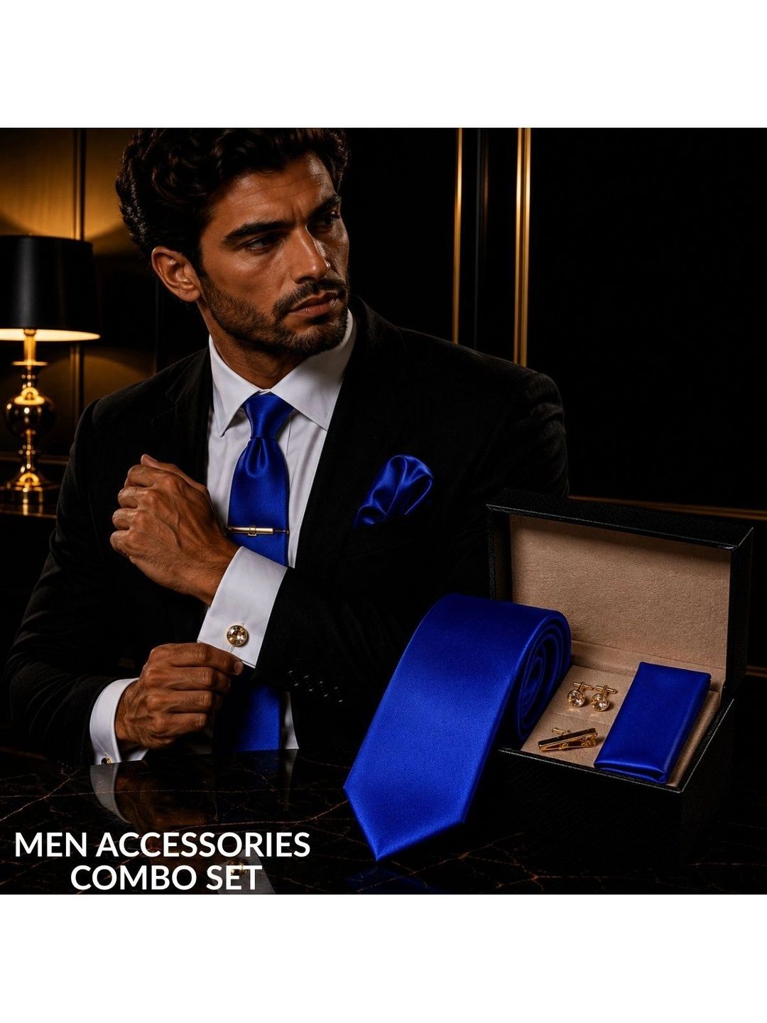 ZITTI Men Standard Tie & Cufflinks-picture-57