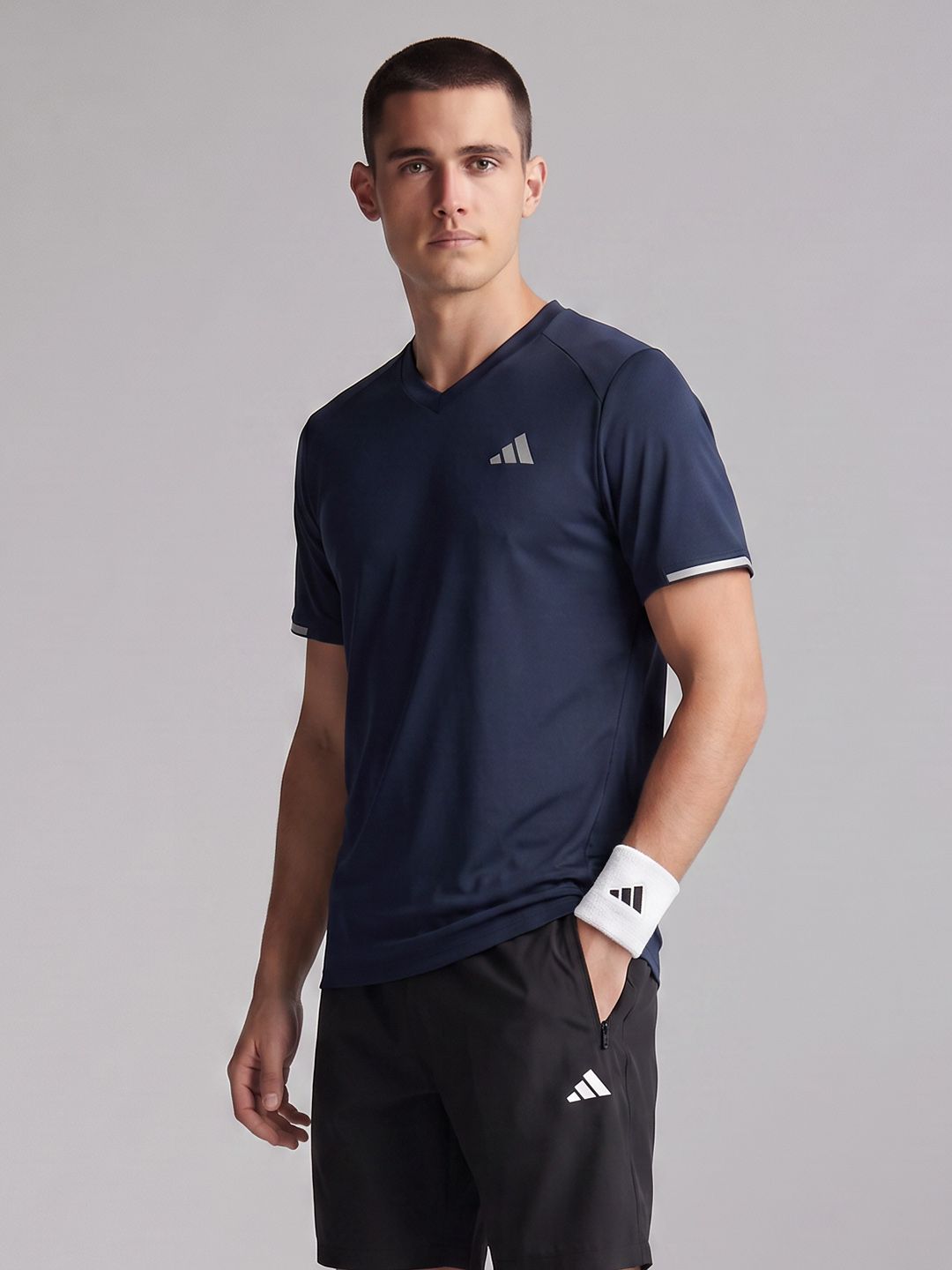 ADIDAS Slim Fit ClimaCool+ Tennis T-Shirt-picture-23