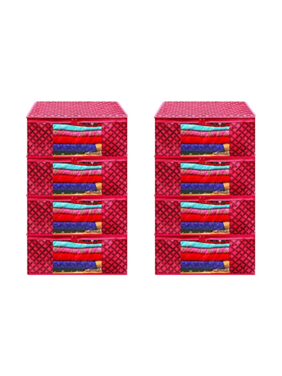 AARON INC Red Set of 6 Reusable Multi-Utility Organisers-picture-45