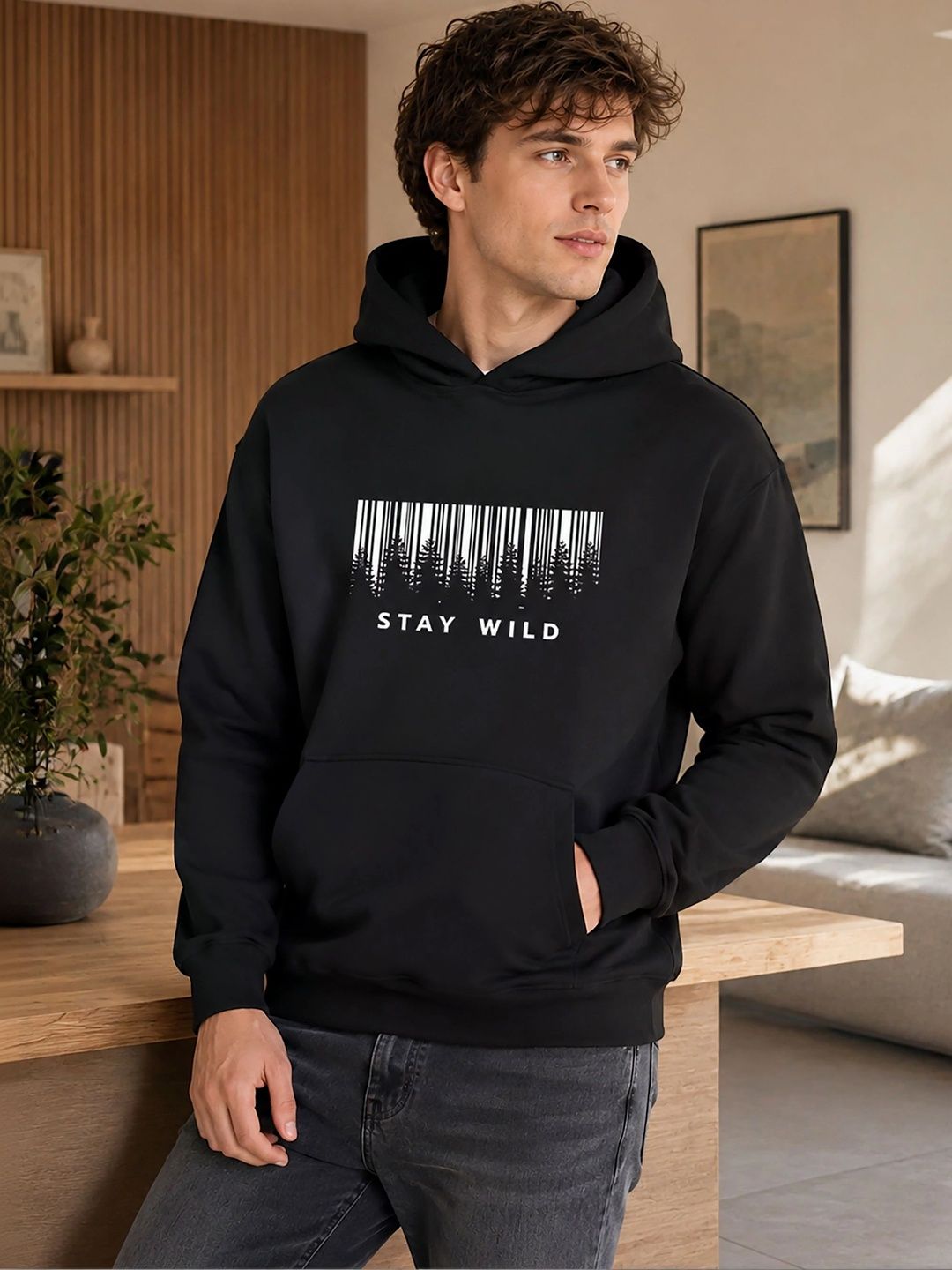 MaverIQ Men Printed Hooded Sweatshirt-picture-36