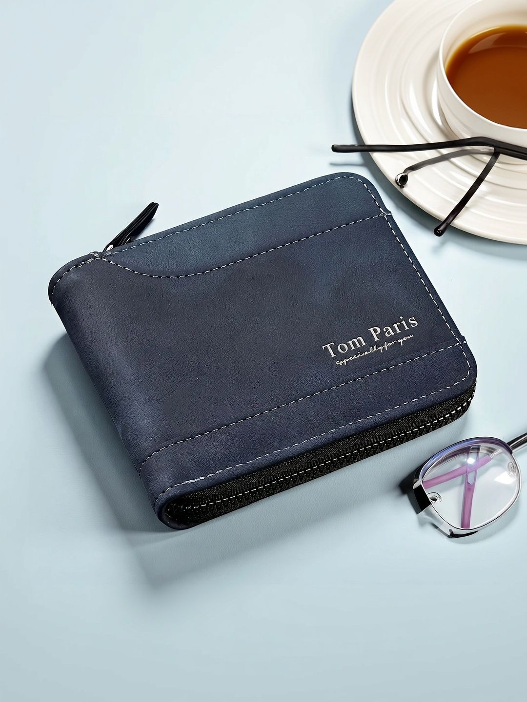 TomParis Men PU Zip Around Wallet-picture-40