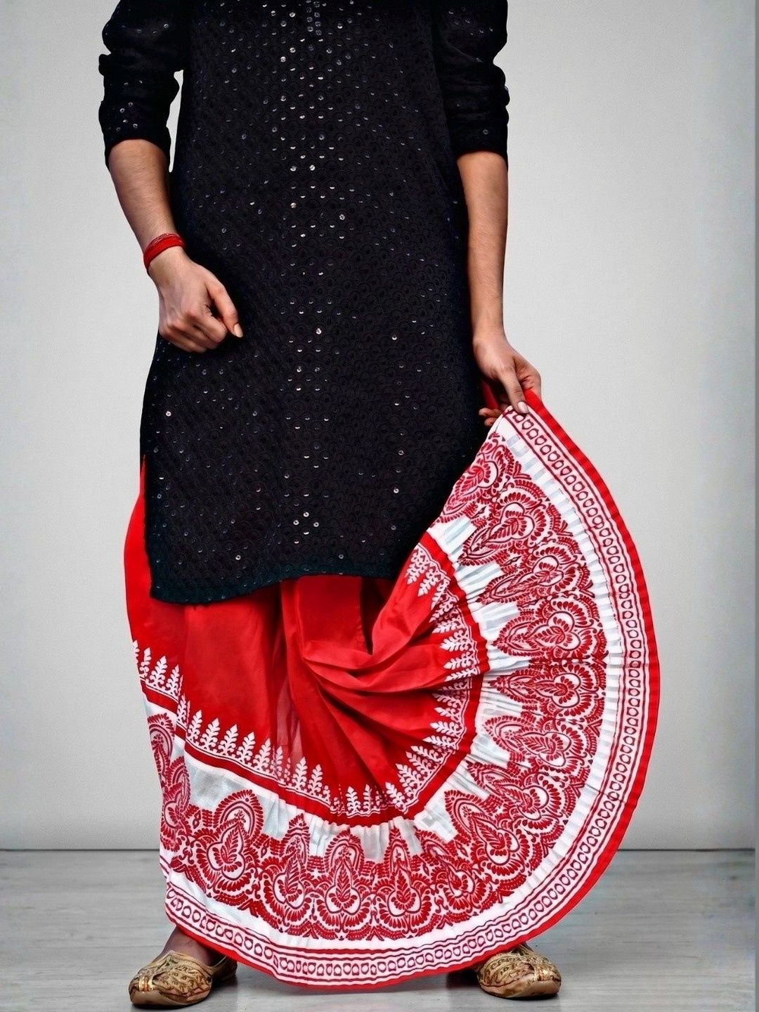 GOURI COLLECTIONS Men Printed Silk Dhoti Dhotis-picture-45