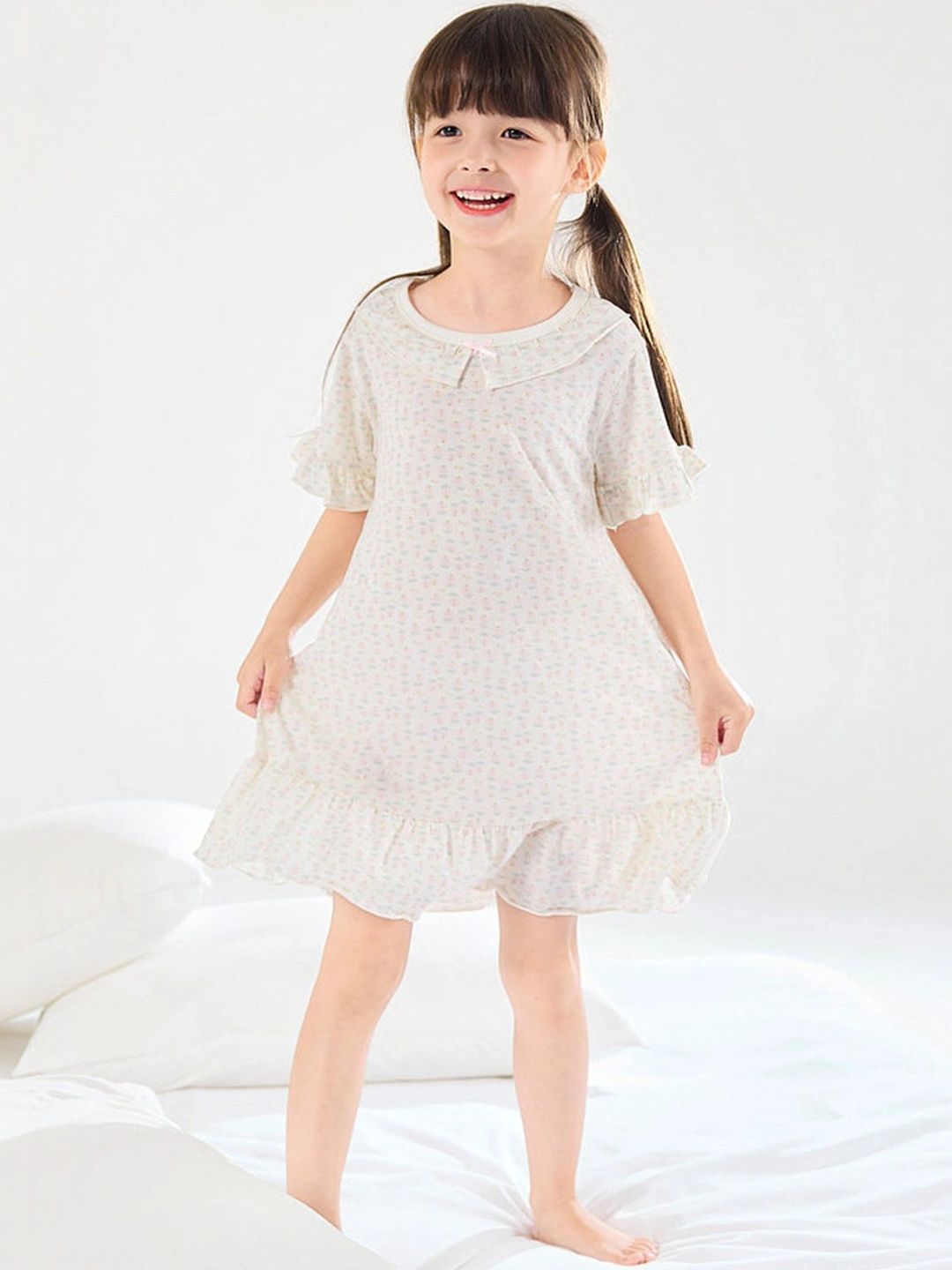 LULU & SKY Girls Printed Nightdress-picture-53