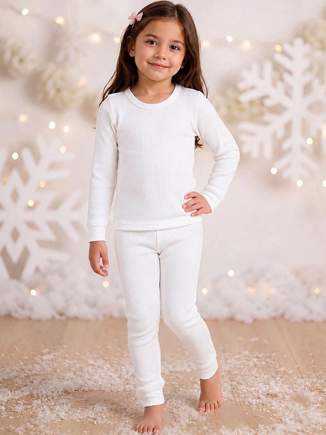 Kanvin Girls Cotton Round Neck Thermal Set-picture-28