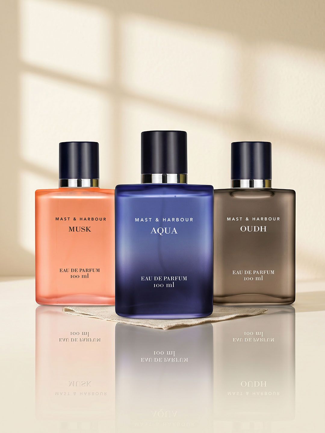 Mast & Harbour Set Of 3 Musk, Aqua & Oudh Perfume -100 ml Each-image-30