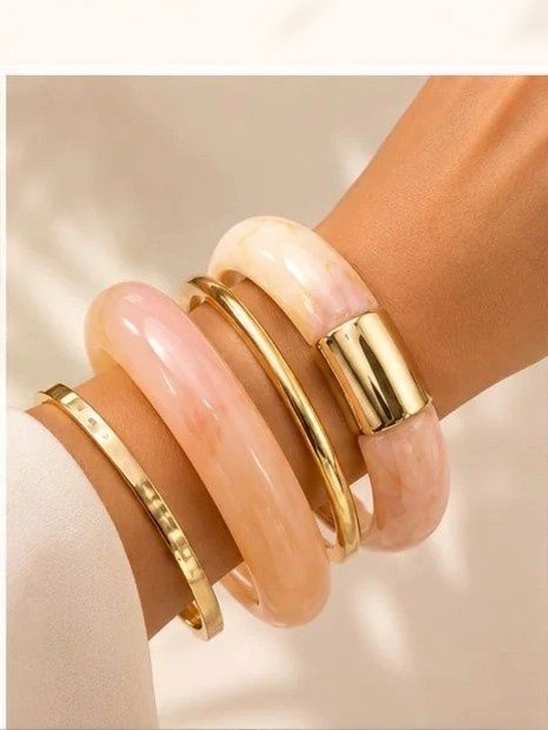 ASTRIA JEWELLERY Women Gold-Plated Bangle-Style Bracelet-picture-36