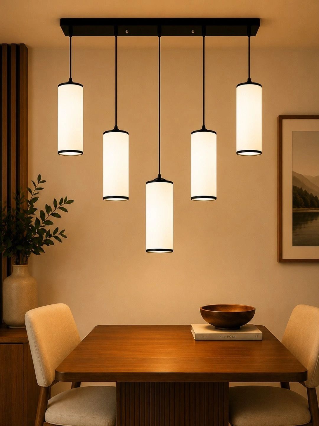 Myntra Elegant Homes White Contemporary Ceiling Lamp-picture-17