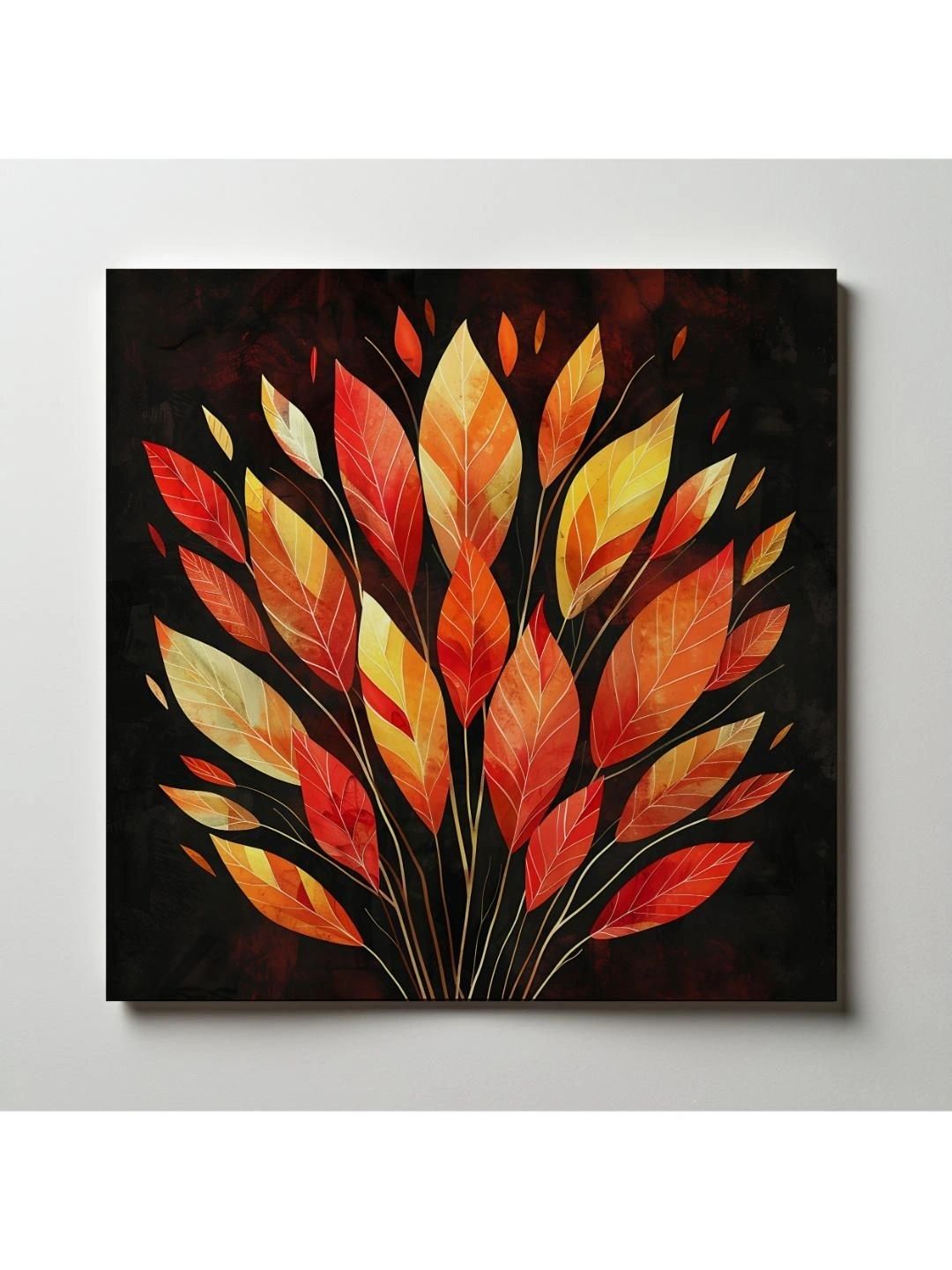 ARTOLIC Orange & Black Printed Water-Resistant Self-Adhesive Wall Sticker-image-8